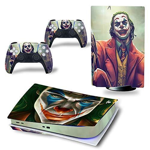 Decals Cover Whole Body Skin Protector for PS5 Playstation 5 Console Wrap Sticker Skin with 2 Wireless DualSense Controller Decal - JOY2ESpree