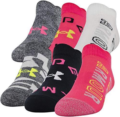 Under Armour Youth Essential 2.0 No Show Socks, 6-Pairs