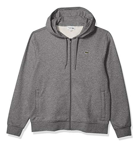 Lacoste Mens Sport Long Sleeve Fleece Full Zip Hoodie Sweatshirt