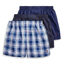 
                        
                          Cargar imagen en el visor de la galería, Polo Ralph Lauren Men's 3-Pack Classic Fit Packaged Woven Boxers
                        
                      