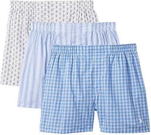 
                        
                          Cargar imagen en el visor de la galería, Polo Ralph Lauren Men's 3-Pack Classic Fit Packaged Woven Boxers
                        
                      