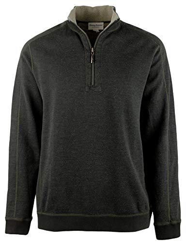 Men's Big and Tall Flipsider Half-Zip Reversible Sweatshirt