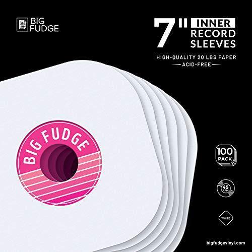 Big Fudge Vinyl Record Inner Sleeves 100x | Made from Heavyweight & Acid Free Paper - JOY2ESpree