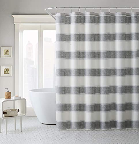 Tommy Bahama | Coastal Stripe Collection Shower Curtain, 72" x 72", Tidal Beige