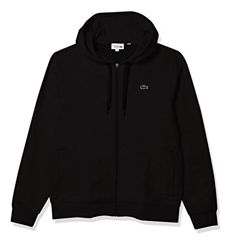Lacoste Mens Sport Long Sleeve Fleece Full Zip Hoodie Sweatshirt