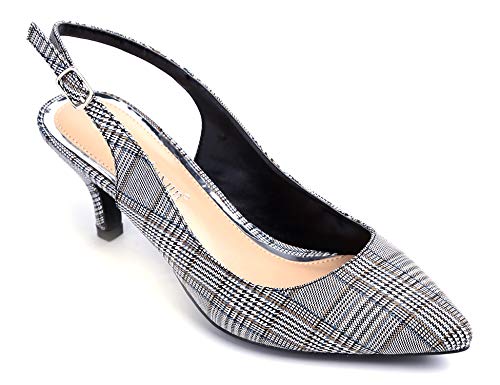 Greatonu Womens Slingback Dress Pump