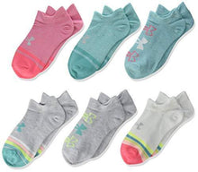 
                        
                          Load image into Gallery viewer, Under Armour Youth Essential 2.0 No Show Socks, 6-Pairs
                        
                      