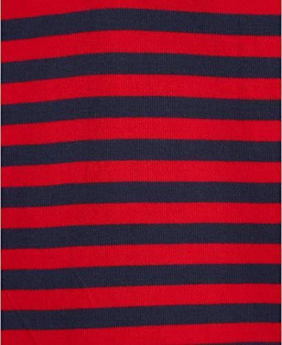 Nautica Men's Classic Fit 100% Cotton Soft Short Sleeve Stripe Polo Shirt - JOY2ESpree