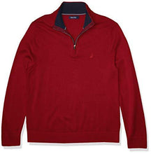 
                        
                          Muat gambar ke penampil Galeri, Nautica Men's Quarter-Zip Sweater - JOY2ESpree
                        
                      
