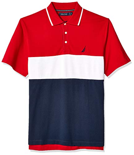 Nautica Men's Short Sleeve Cotton Polo T-Shirt - JOY2ESpree