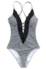 
                        
                          Muat gambar ke penampil Galeri, CUPSHE Fashion Women's Ladies Vintage Lace Bikini Sets Beach Swimwear Bathing Suit
                        
                      