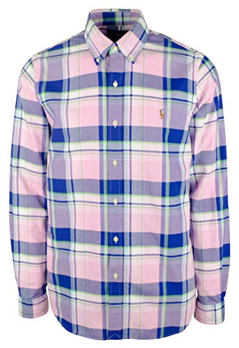 Ralph Lauren Mens Logo Button-Down Dress Shirt
