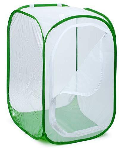 RESTCLOUD 36" Large Monarch Butterfly Habitat, Giant Collapsible Insect Mesh Cage Terrarium Pop-up 24 x 24 x 36 Inches - JOY2ESpree