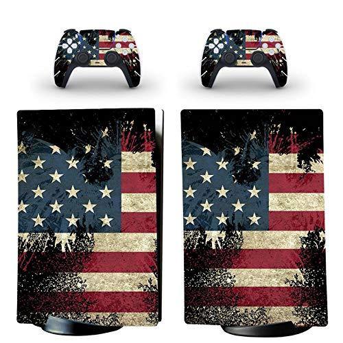 gotor Vinyl Skin Decals Cover Sticker for PS5 Playstation 5 Digital Edition Console and 2 Controllers Skins (Playstation 5 Digital Edition, A07) - JOY2ESpree