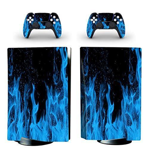 gotor Vinyl Skin Decals Cover Sticker for PS5 Playstation 5 Digital Edition Console and 2 Controllers Skins (Playstation 5 Digital Edition, A07) - JOY2ESpree
