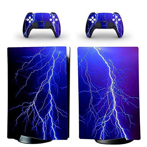 gotor Vinyl Skin Decals Cover Sticker for PS5 Playstation 5 Digital Edition Console and 2 Controllers Skins (Playstation 5 Digital Edition, A07) - JOY2ESpree