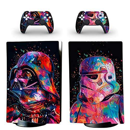 gotor Vinyl Skin Decals Cover Sticker for PS5 Playstation 5 Digital Edition Console and 2 Controllers Skins (Playstation 5 Digital Edition, A07) - JOY2ESpree