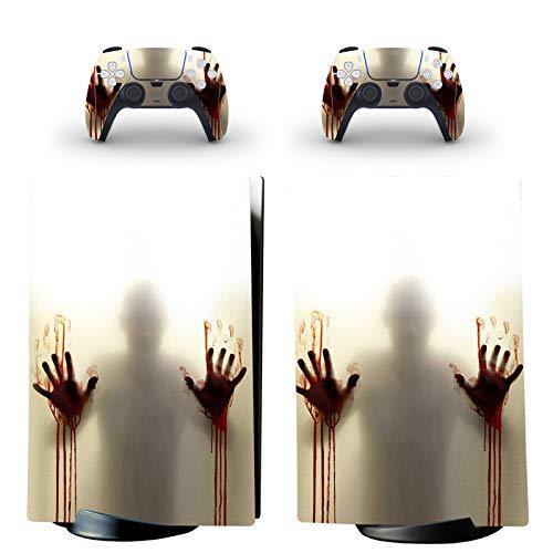 gotor Vinyl Skin Decals Cover Sticker for PS5 Playstation 5 Digital Edition Console and 2 Controllers Skins (Playstation 5 Digital Edition, A07) - JOY2ESpree