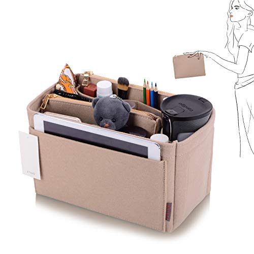 Purse Organizer, Felt Bag Organizer Purse Organizer Insert For LV Speedy, Neverfull, Graceful, Neverfull,Tote, Handbag,Shaper