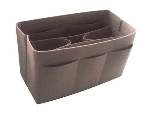 Felt Tote Bag Organizer Insert with Pockets, Handbag Purse Shaper, fits Neverfull, Speedy, Longchamp, etc.