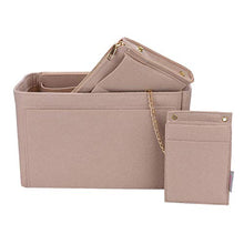 
                        
                          Load image into Gallery viewer, Purse Organizer, Purse Organizer Insert With 2 Metal Zipper, Bag Organizer With RFID Blocking Pocket Purse Organizer insert
                        
                      