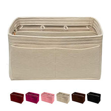 
                        
                          Load image into Gallery viewer, Purse Organizer Insert with Zipper Felt Bag Organizer Handbag Organizer Insert Bag In Bag Organizer
                        
                      