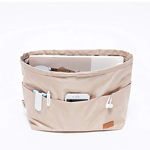 iN. Purse Organizer Insert with zipper Nylon fabric for women Handbags & Totebag