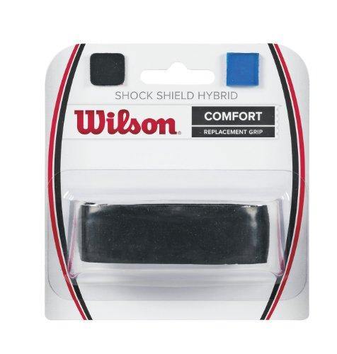 Wilson Shock Shield Hybrid Tennis Racquet Replacement Grip, Black - JOY2ESpree