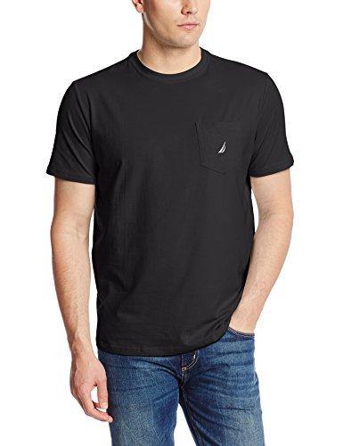 Nautica Men's Solid Crew Neck Short-Sleeve Pocket T-Shirt - JOY2ESpree