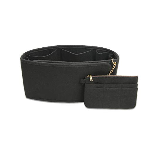 Purse Organizer, Felt Purse Organizer Insert With Card case wallet，Bag Organizer For LV Speedy, Neverfull, Tote