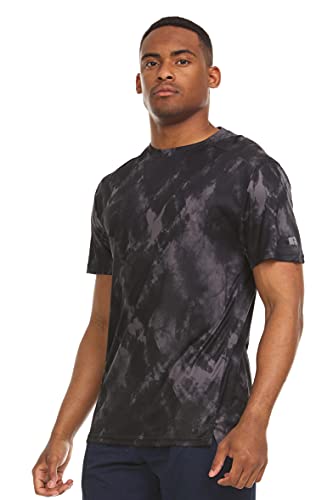 Russell Athletic Mens Dri-Power Victory Tie-dye Short Sleeve Crew