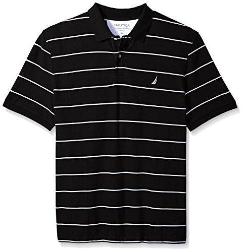 Nautica Men's Classic Short Sleeve Striped Polo T-Shirt - JOY2ESpree