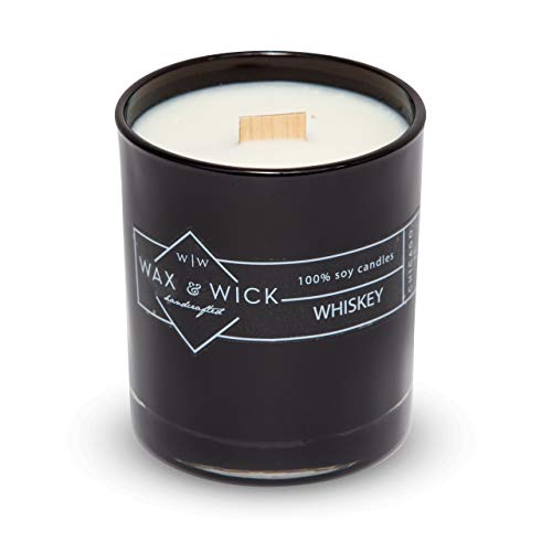 Scented Soy Candle: 100% Pure Soy Wax with Wood Double Wick