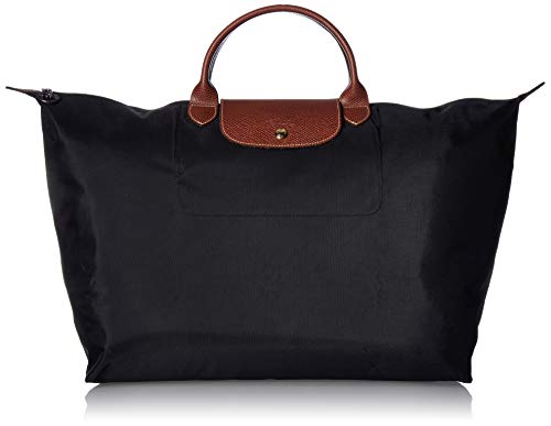 Longchamp Le Pliage Large Travel Bag, Red Garance, 17.75" x 13.75" x 9"