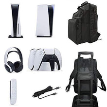 
                        
                          Load image into Gallery viewer, PS5 Carrying Case Portable Shockproof PS5 Travel Bag Compatible with Playstation 5 Console, 3 Layers Travel Backpack Large Capacity Storage Bag - JOY2ESpree
                        
                      