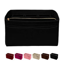 
                        
                          Load image into Gallery viewer, Purse Organizer Insert with Zipper Felt Bag Organizer Handbag Organizer Insert Bag In Bag Organizer
                        
                      