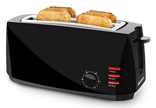 Elite Gourmet ECT-4829 Maxi-Matic 4 Slice Long Toaster 6 Toast Settings - JOY2ESpree