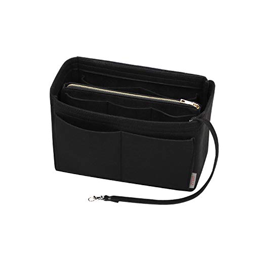 Purse Organizer Insert, Felt Bag organizer with zipper, Handbag & Tote Shaper, For Speedy Neverfull Tote, 5 Sizes