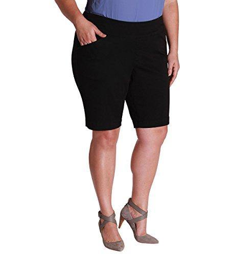 Jag Jeans Women's Plus-Size WM Ainsley Pull-On Bermuda Short In Bay Twill