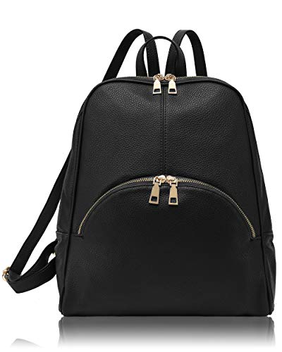 Scarleton Casual Fashion Backpack, Purses for women, Backpack for Women, Fashion Backpack for Women, H160801 - Black