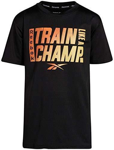 Reebok Boys Quick Dry Breathable Athletic Performance Sports T-Shirt - JOY2ESpree