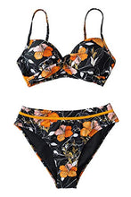 
                        
                          画像をギャラリービューアに読み込む, CUPSHE Women's Wrap Top Floral Bottom Bathing Suit Two Piece Sexy Swimsuit
                        
                      