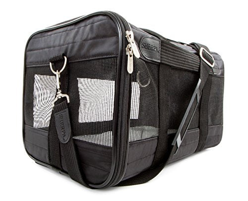 Sherpa Original Deluxe Airline Approved Pet Carrier, Medium, Black