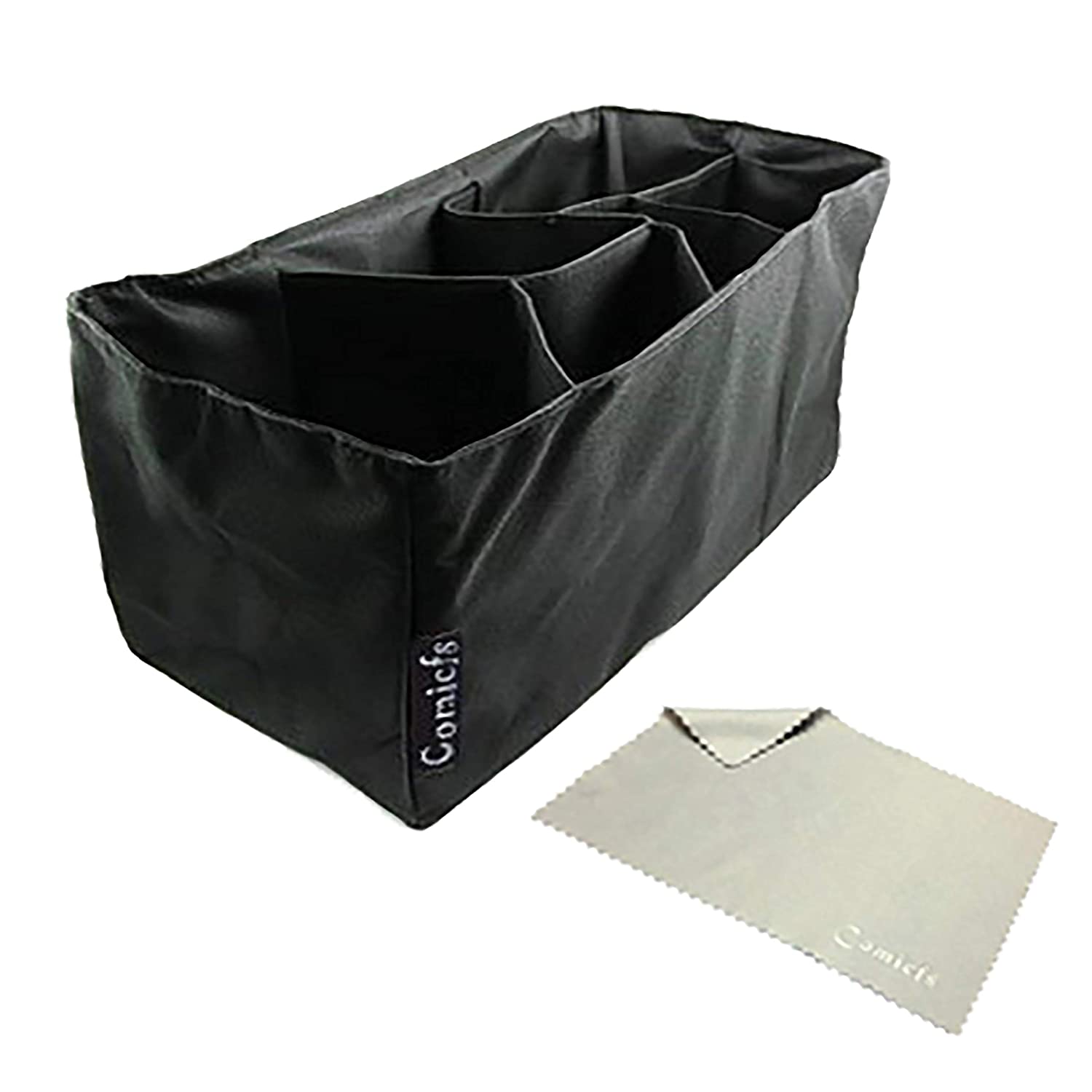 Comicfs Baby Diaper Bag Insert Organizer with Comicfs Cleaning Cloth (Dimensions: 12 X 6.4 X 8 Inch, Khaki)