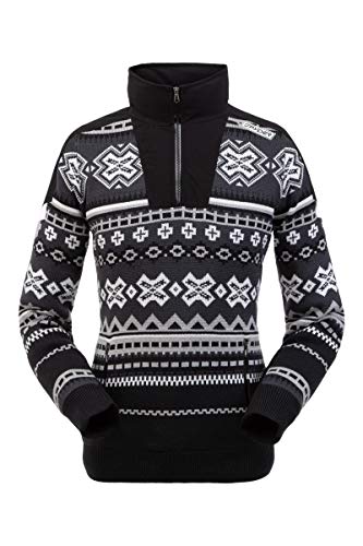 Spyder Women’s Legacy Gore-Tex Infinium Pullover – Ladies Half Zip Heritage Winter Sweater