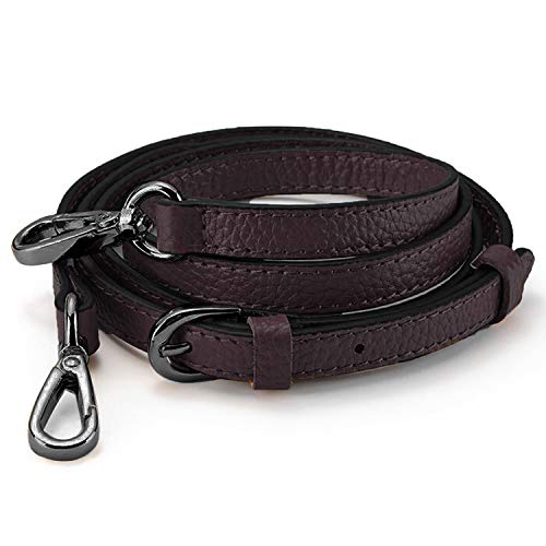 LIVE UP Full Grain Leather Adjustable Replacement Strap Cross Body Bag Purse, 43-51 Inch