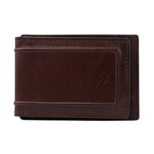 Tommy Bahama Men's 100% Leather Slim Card Case Carrier Wallet