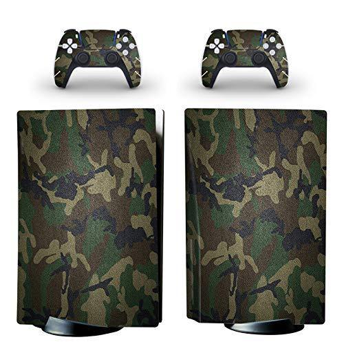 gotor Vinyl Skin Decals Cover Wrap Sticker Faceplate for PS5 Playstation 5 Console and 2 Controllers Skins (PS5 (Not The Digital Edition), B01) - JOY2ESpree