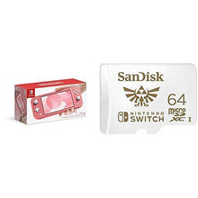 
                        
                          画像をギャラリービューアに読み込む, Nintendo Switch Lite - Coral with SanDisk 256GB MicroSDXC UHS-I Card for Nintendo Switch - JOY2ESpree
                        
                      