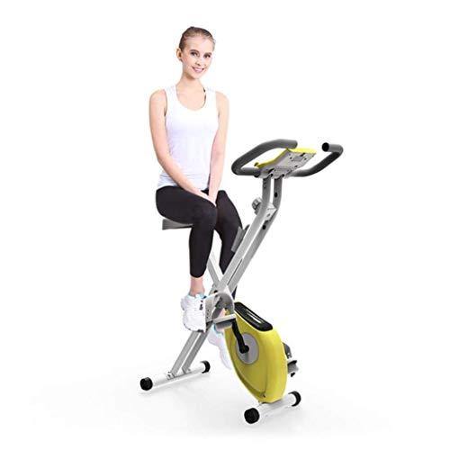 TMICOS Folding Exercise Bike,Indoor Cycling Bike Stationary Bike Magnetic Erection Fitness Workout Cardio Fixed Machine - JOY2ESpree